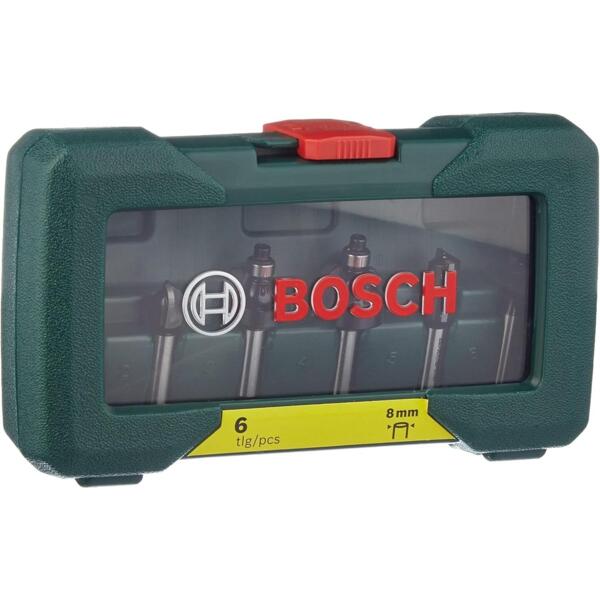 Набор фрез по дереву Bosch Expert for Wood 8мм, 6шт (2.607.019.463)