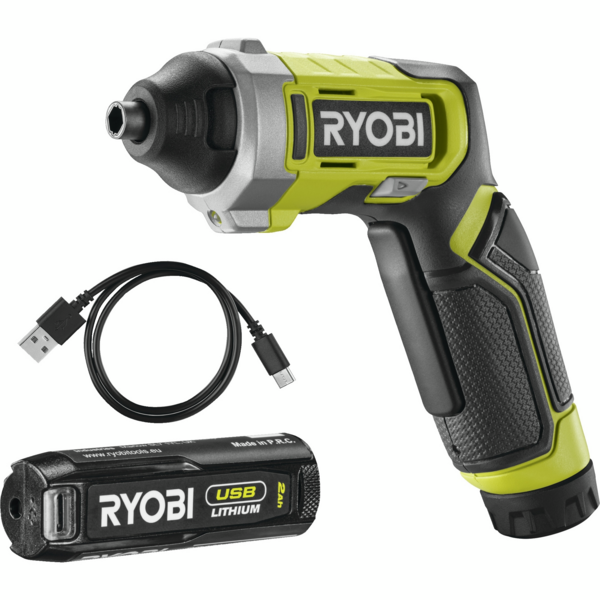 Акція на Отвертка аккумуляторная Ryobi RSD4-120T (5133006210) від MOYO