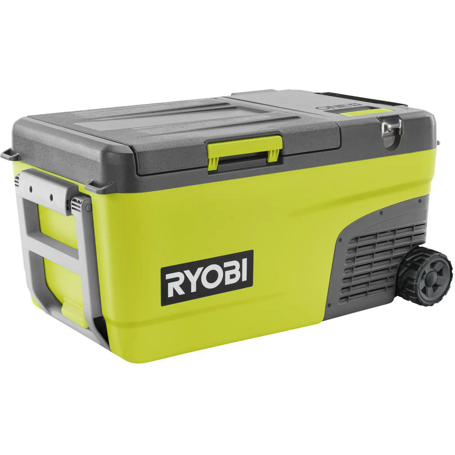 Холодильник аккумуляторный мобильный Ryobi RY18CB23A-0, 18В ONE+, 220В или 12В, температура +20…-20, 23л, 2 порта для АК фото 