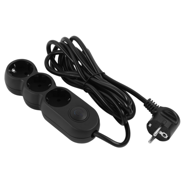 

Сетевой удлинитель 2E Plus 3хТип F, 3*1мм, 3м, black (2E-U03VES3MBK)