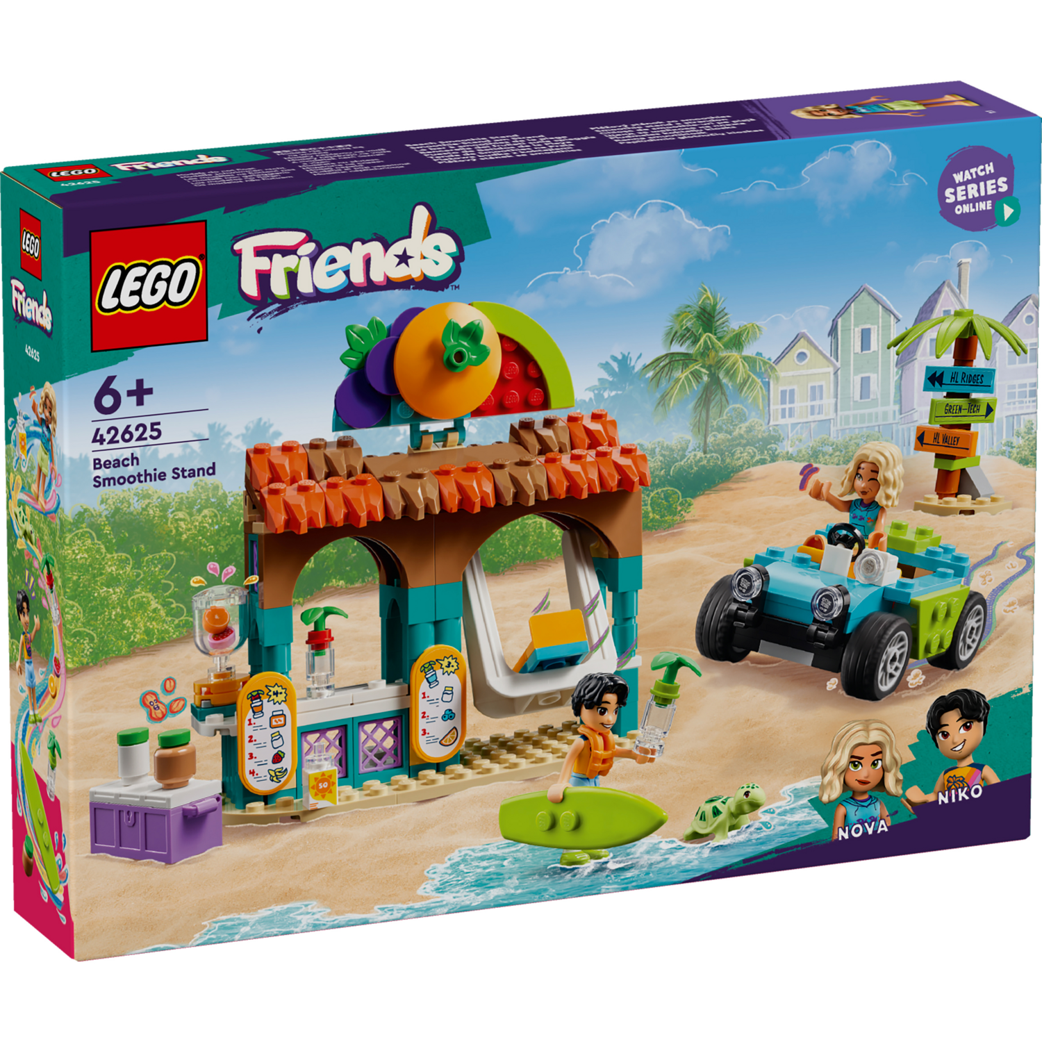 Конструктор LEGO Friends Пляжный магазинчик смузи 42625 фото 