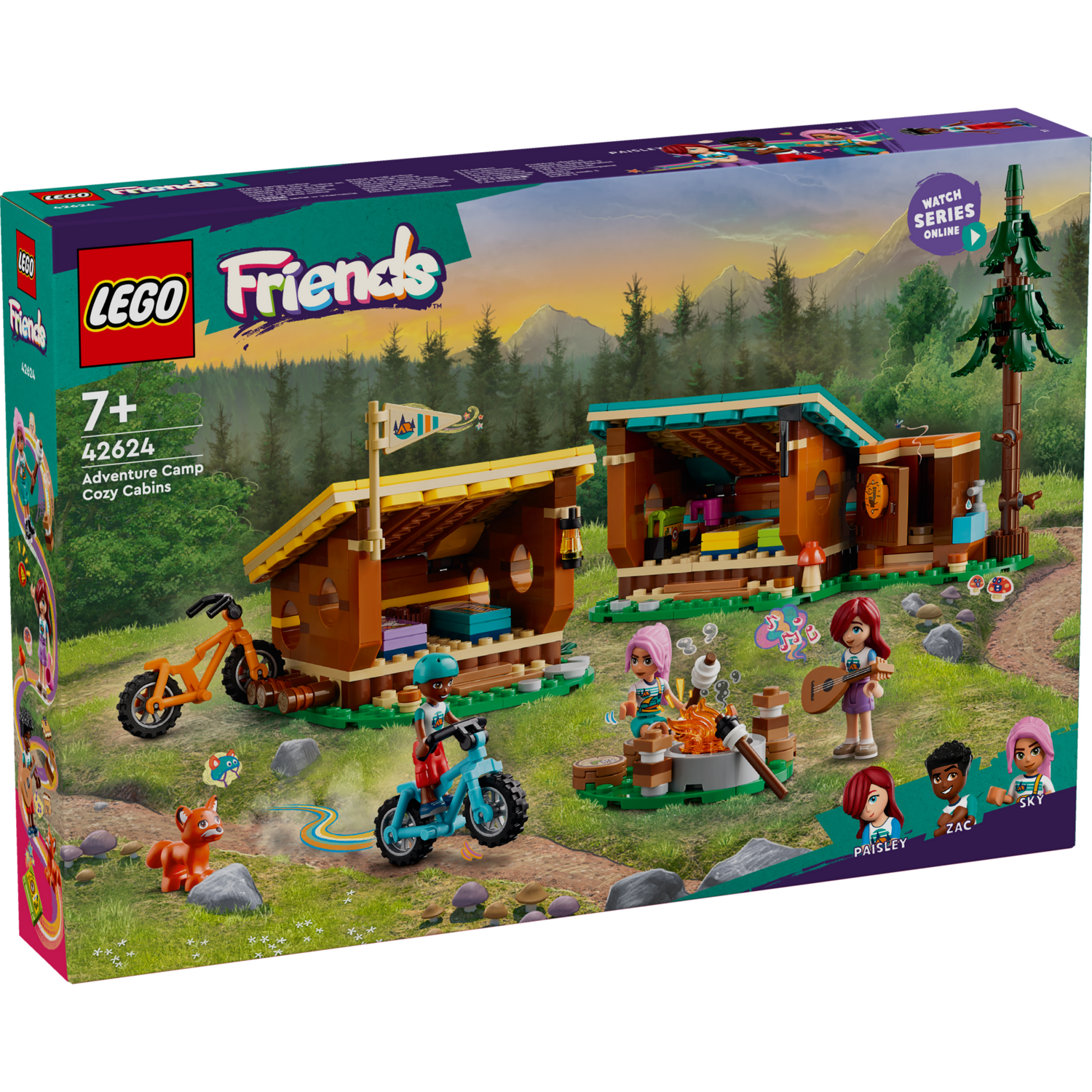Конструктор LEGO Friends Уютные домики в приключенческом лагере 42624 фото 