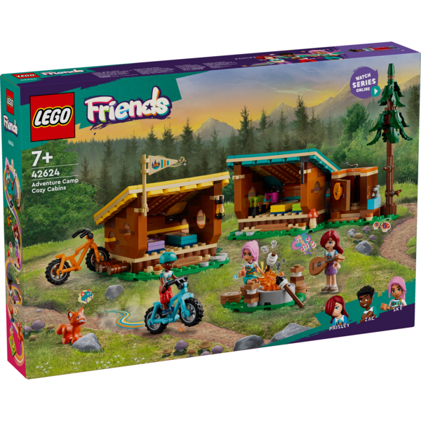 Акція на Конструктор LEGO Friends Уютные домики в приключенческом лагере 42624 від MOYO