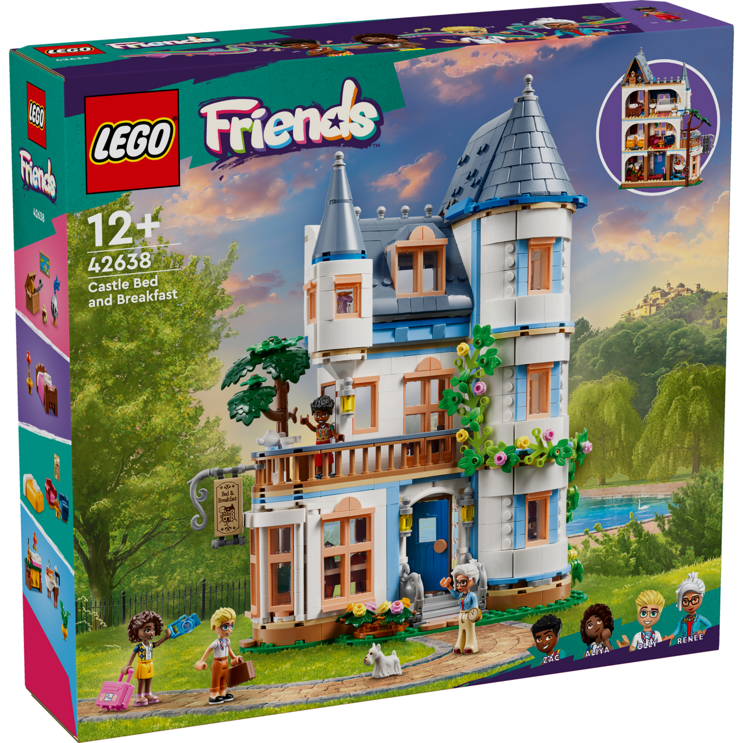 Конструктор LEGO 42638 Friends Замковый отель «Ночевка и завтрак» фото 
