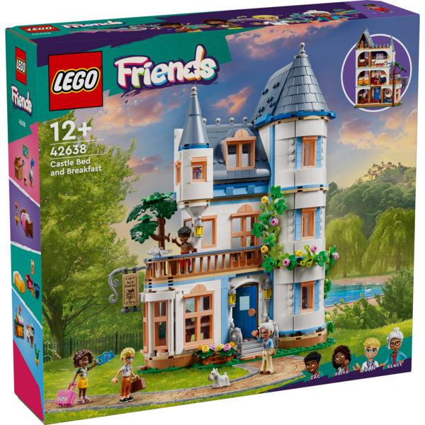 Акція на Конструктор LEGO 42638 Friends Замковый отель «Ночевка и завтрак» від MOYO