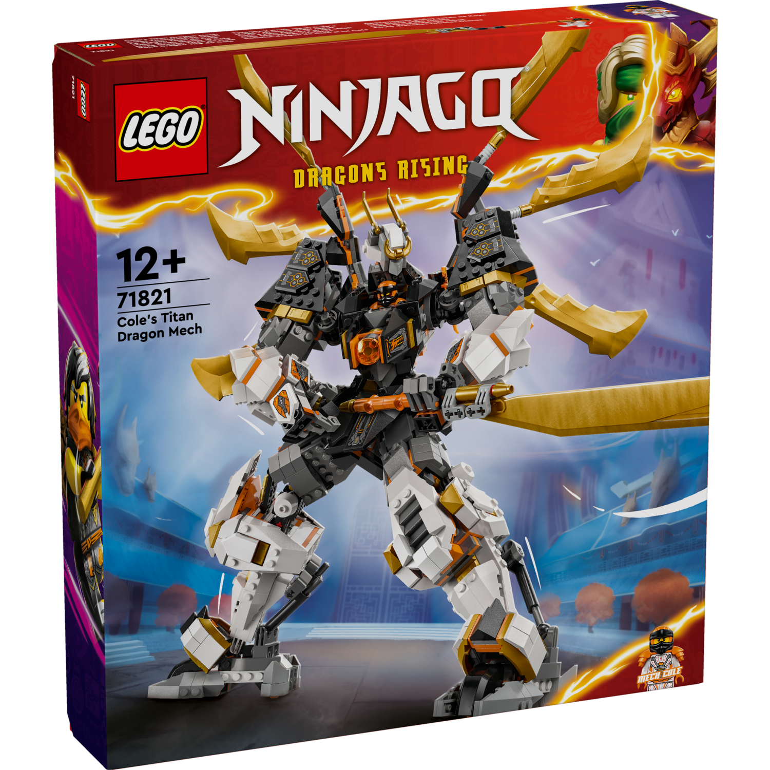 Конструктор LEGO NINJAGO Драконовый робот-титан Коула 71821 фото 