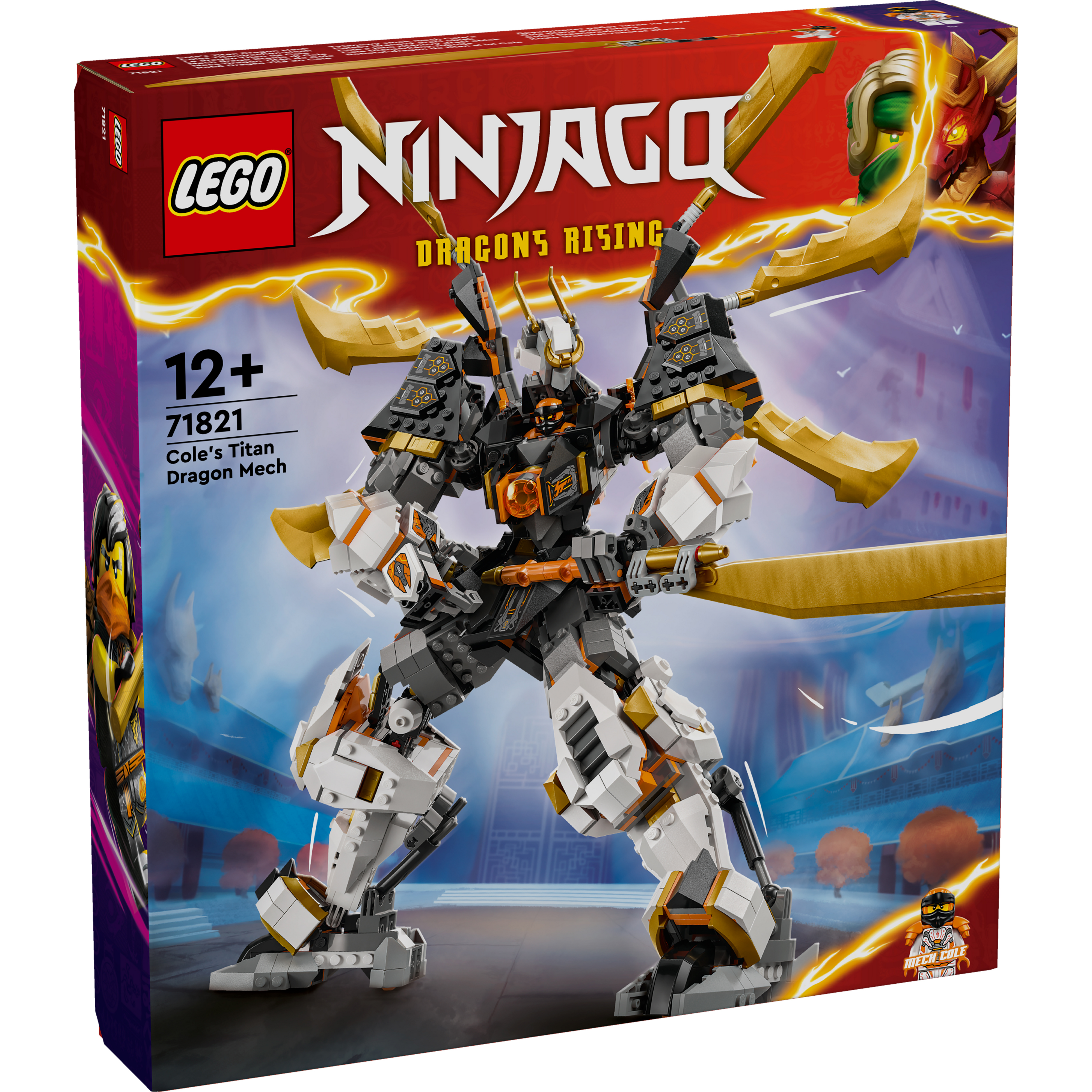 Конструктор LEGO NINJAGO Драконовый робот-титан Коула 71821 фото 1