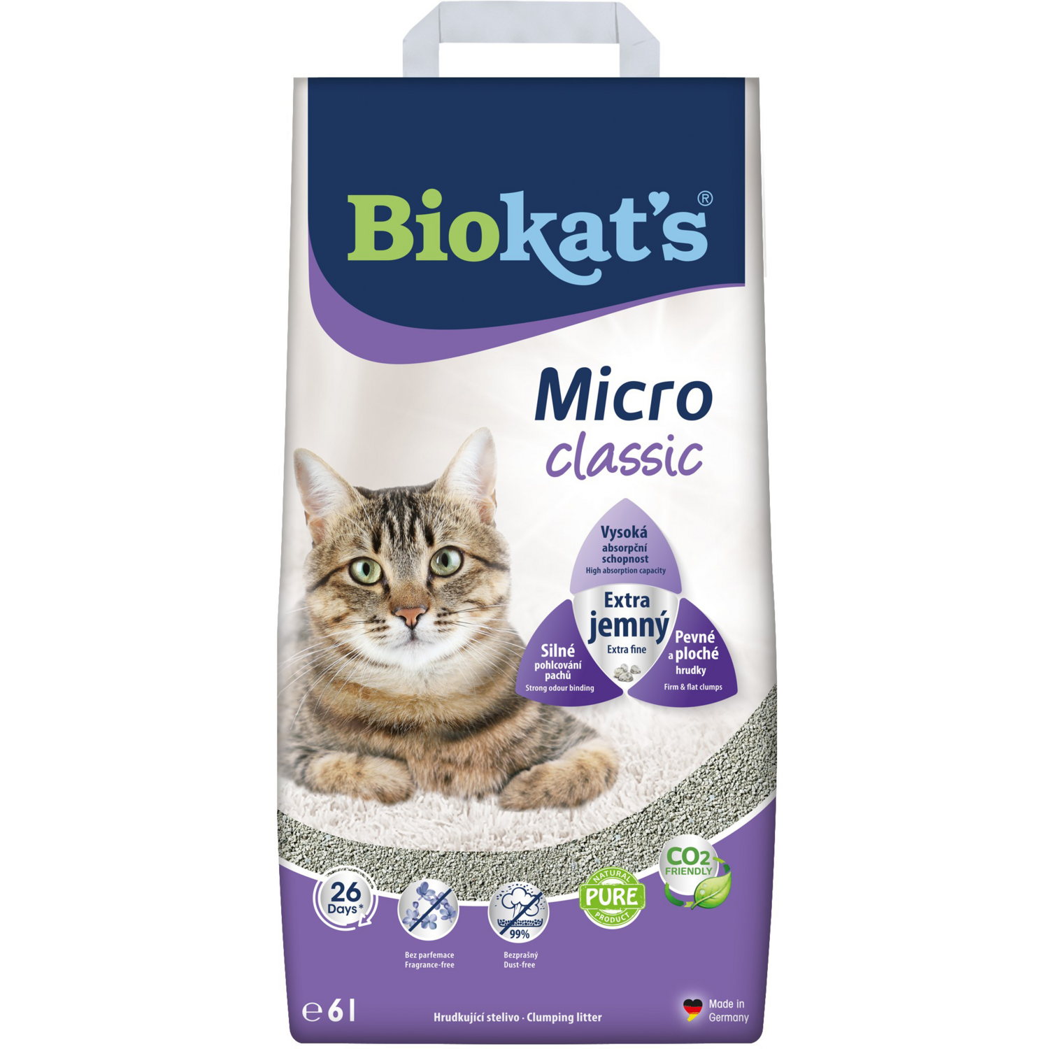 Наполнитель для кошачьего туалета Biokat&#039;s Micro Classic 6л фото 