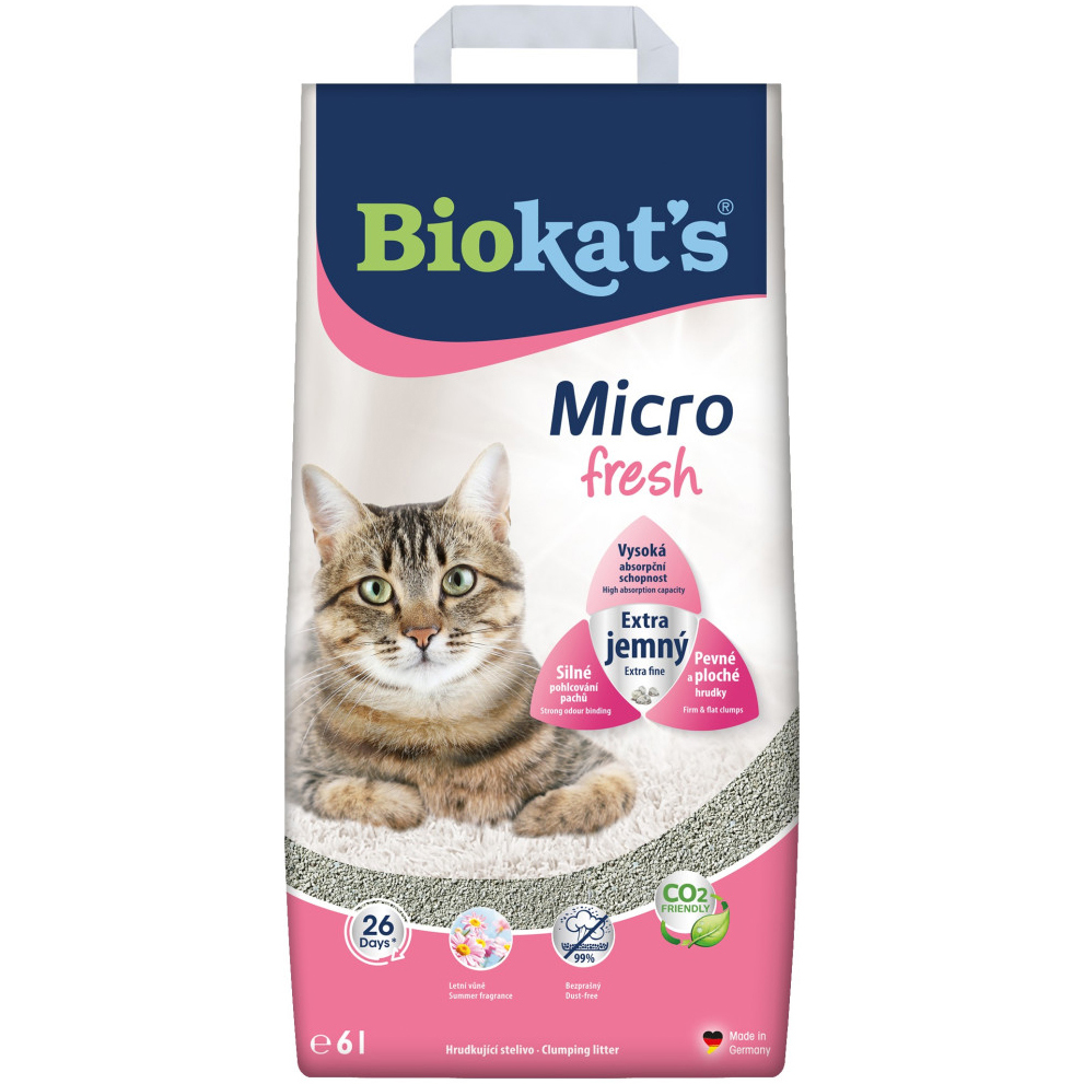 Наполнитель для кошачьего туалета Biokat's Micro Fresh 6л фото 1
