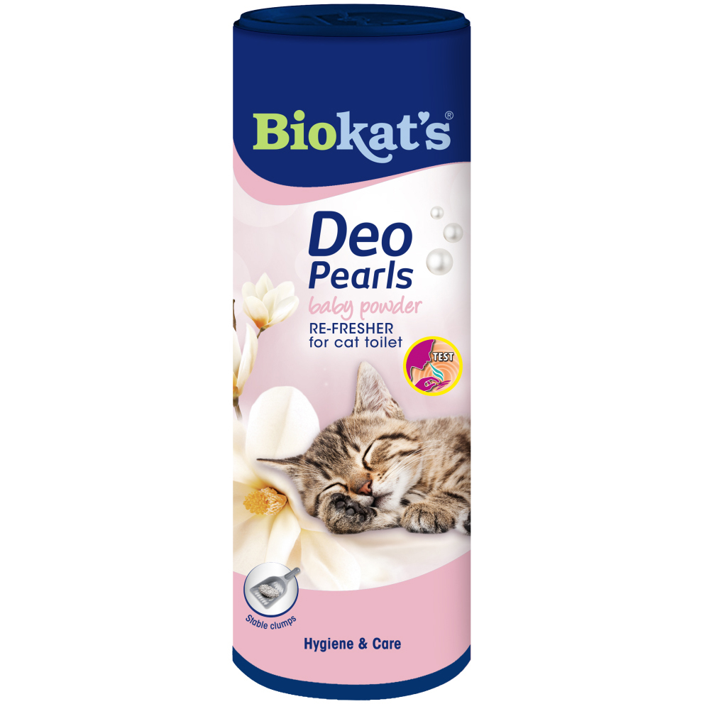 Дезодорант для кошачьего туалета Biokat&#039;s Deo Baby powder 700г фото 