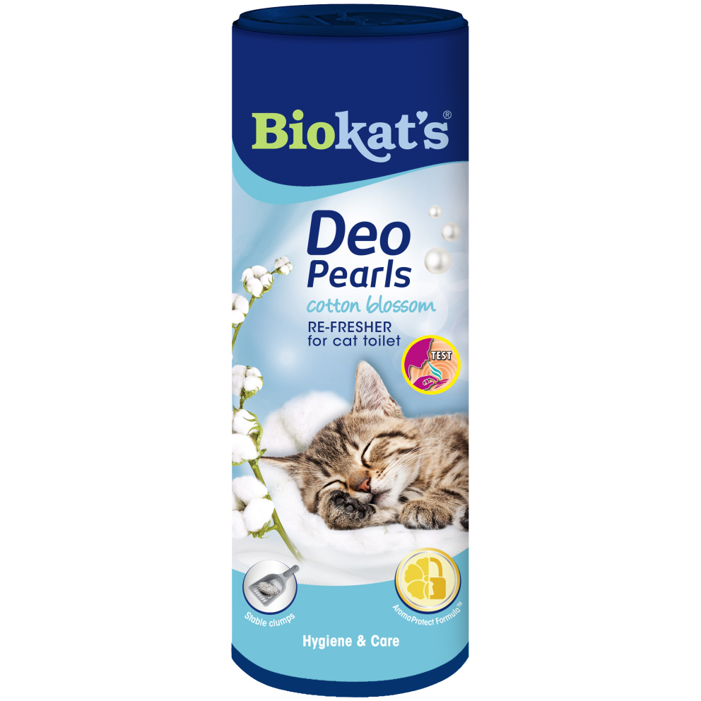 Дезодорант для кошачьего туалета Biokat&#039;s Deo Cotton blossom 700г фото 