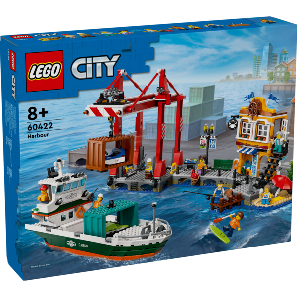 

Конструктор LEGO 60422 City Морская гавань с грузовым судном