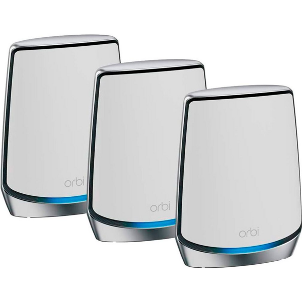 Система WiFi-Mesh NETGEAR Orbi RBK853 AX6000, 3мод, белый (RBK853-100EUS)