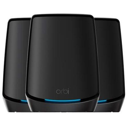 Акція на Система WiFi-Mesh NETGEAR Orbi RBK863SB AX6000, 3мод, черный (RBK863SB-100EUS) від MOYO