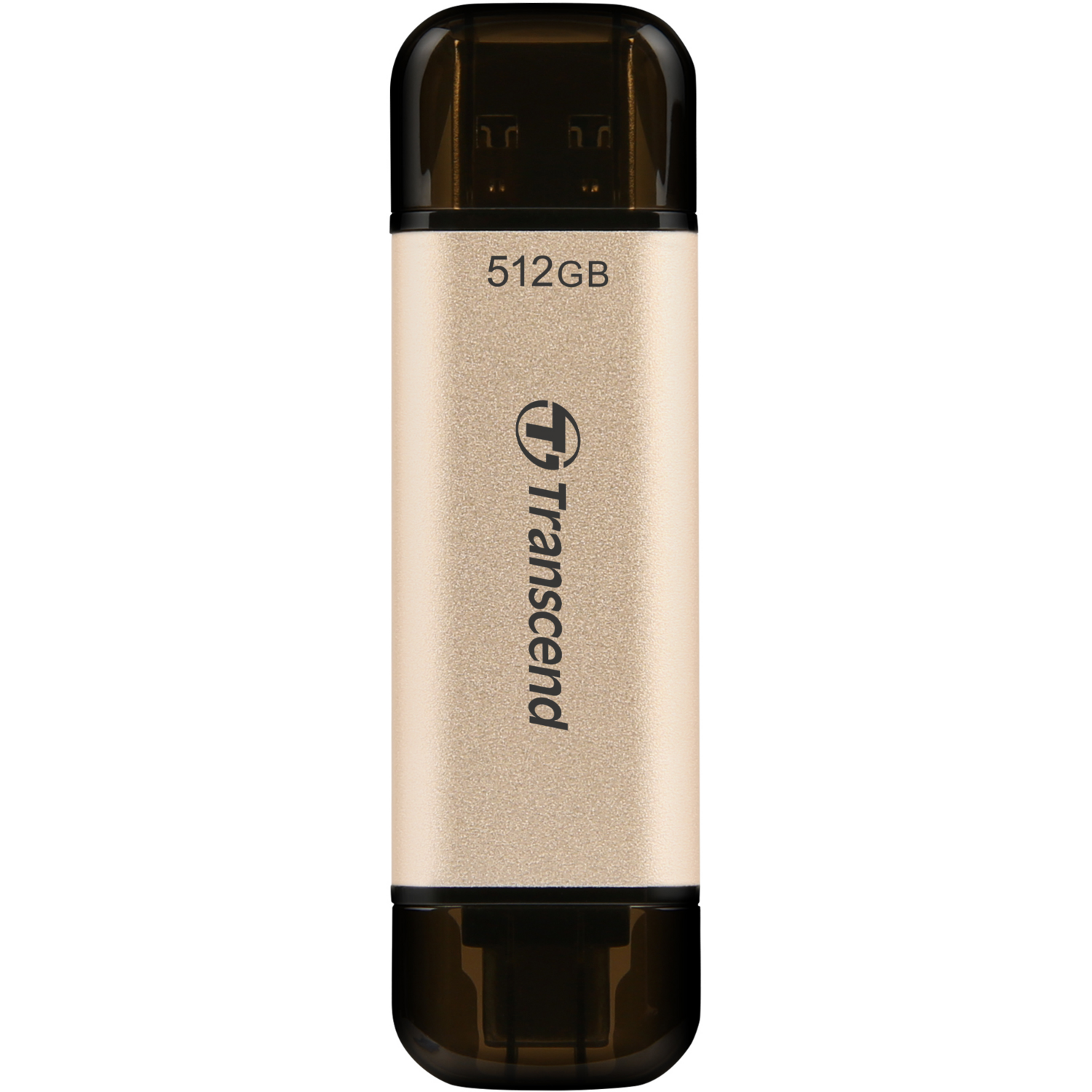 Накопитель USB 3.2 Type-A + Type-C Transcend JetFlash 930 Gold R420/W400MB/s 512GB (TS512GJF930C) фото 