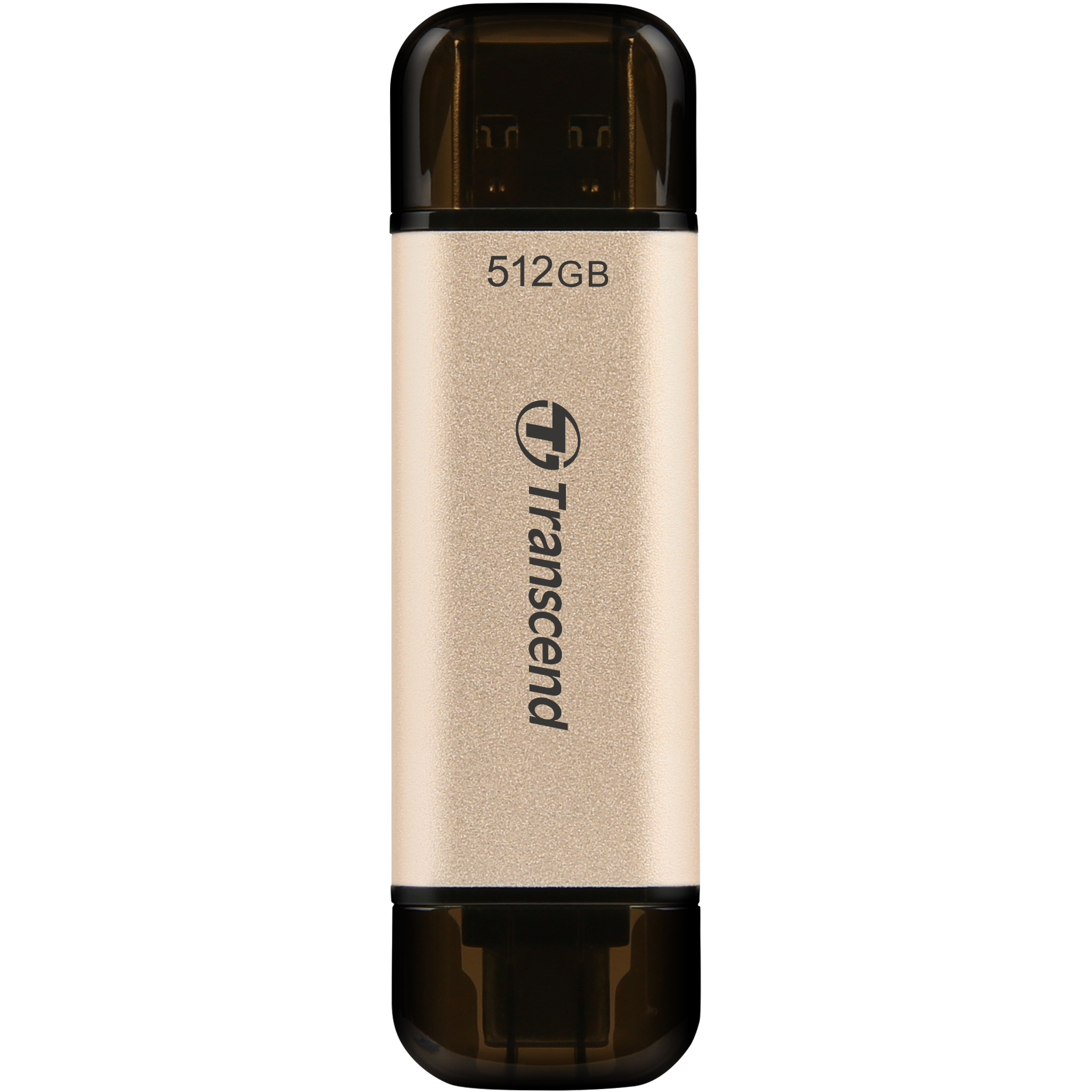 Накопитель USB 3.2 Type-A + Type-C Transcend JetFlash 930 Gold R420/W400MB/s 512GB (TS512GJF930C) фото 1