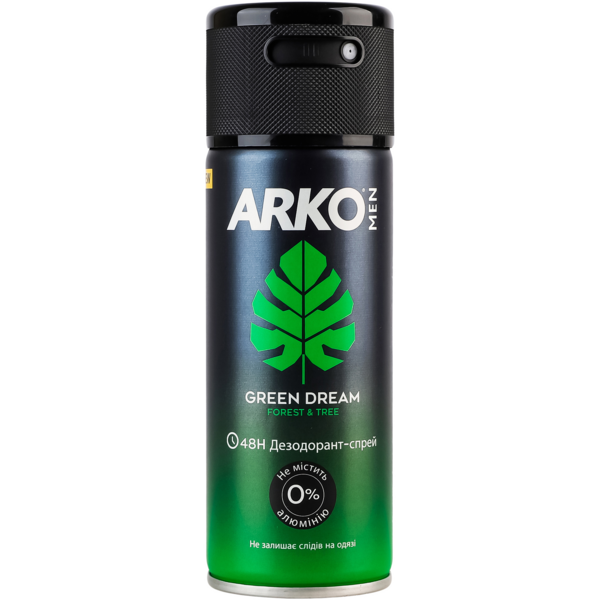 Акція на Дезодорант-спрей Arko Men Green Dream 150мл від MOYO