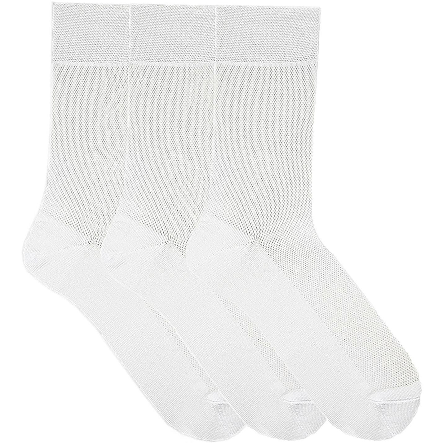 Набор носков мужских Premier Socks 42-43 3 пары белые (4820163318462) фото 1