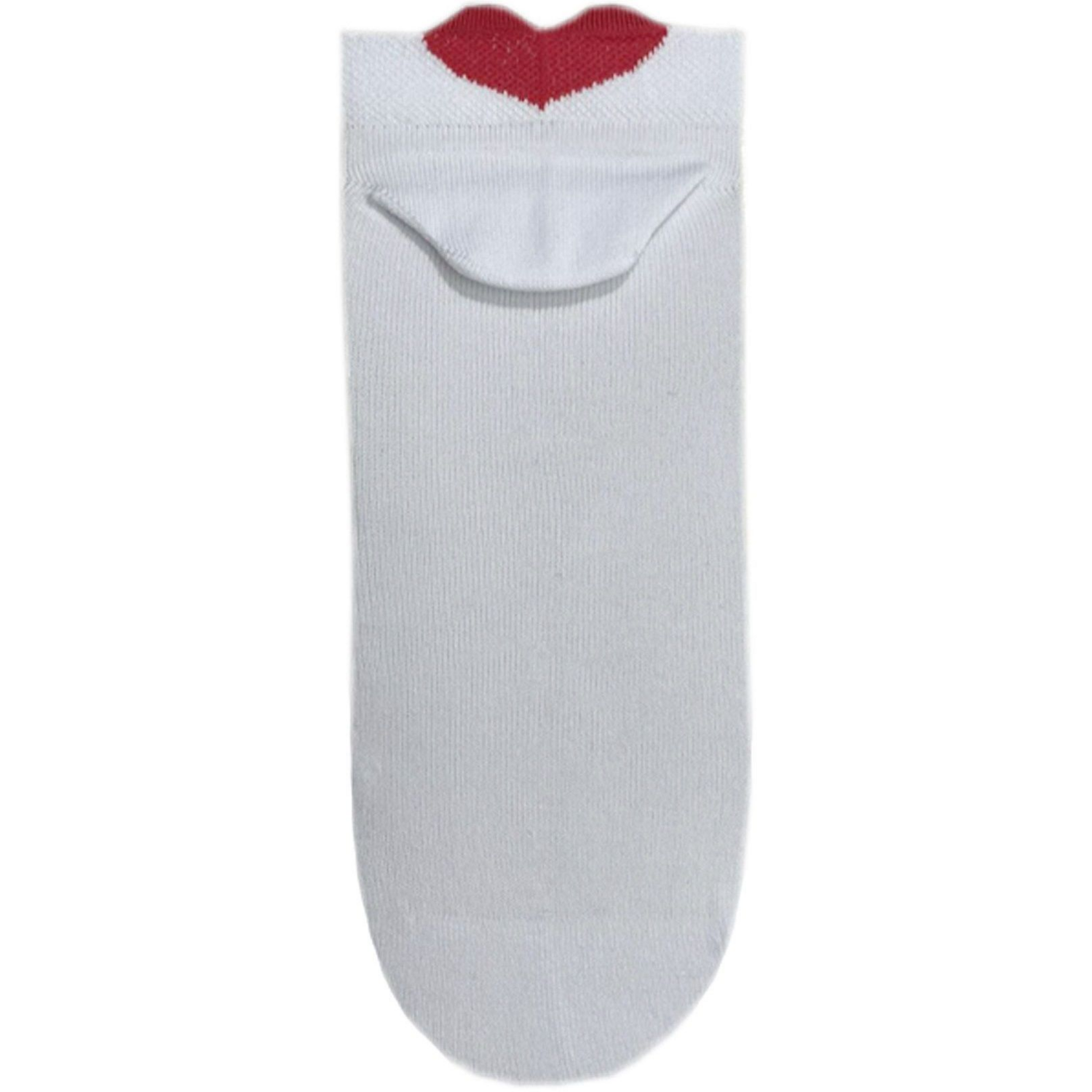 Шкарпетки жіночі Premier Socks 36-40 1 пара білі з принтом Серце (4820163318974)фото