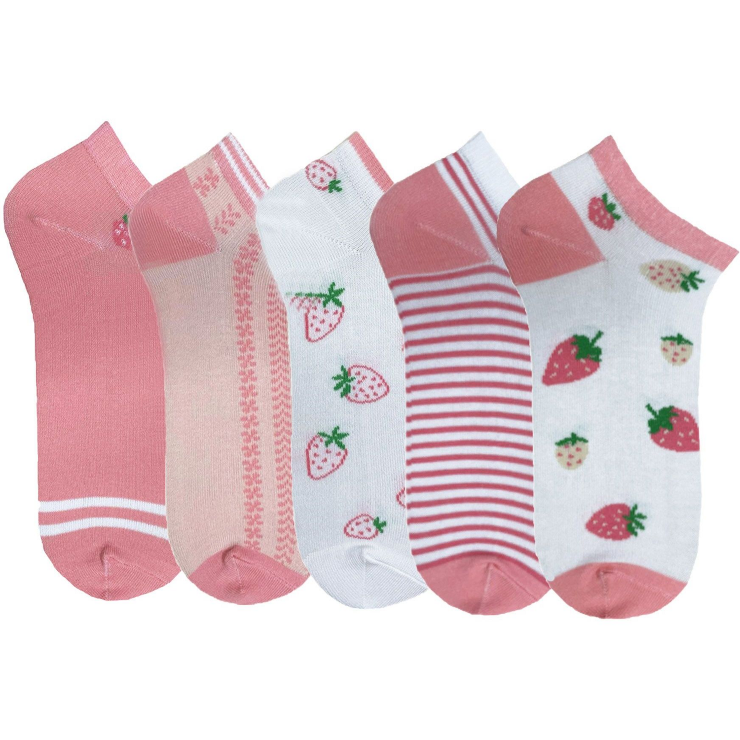 Набор носков женских Premier Socks 36-40 5 пар розовые с принтом (4820163319360) фото 