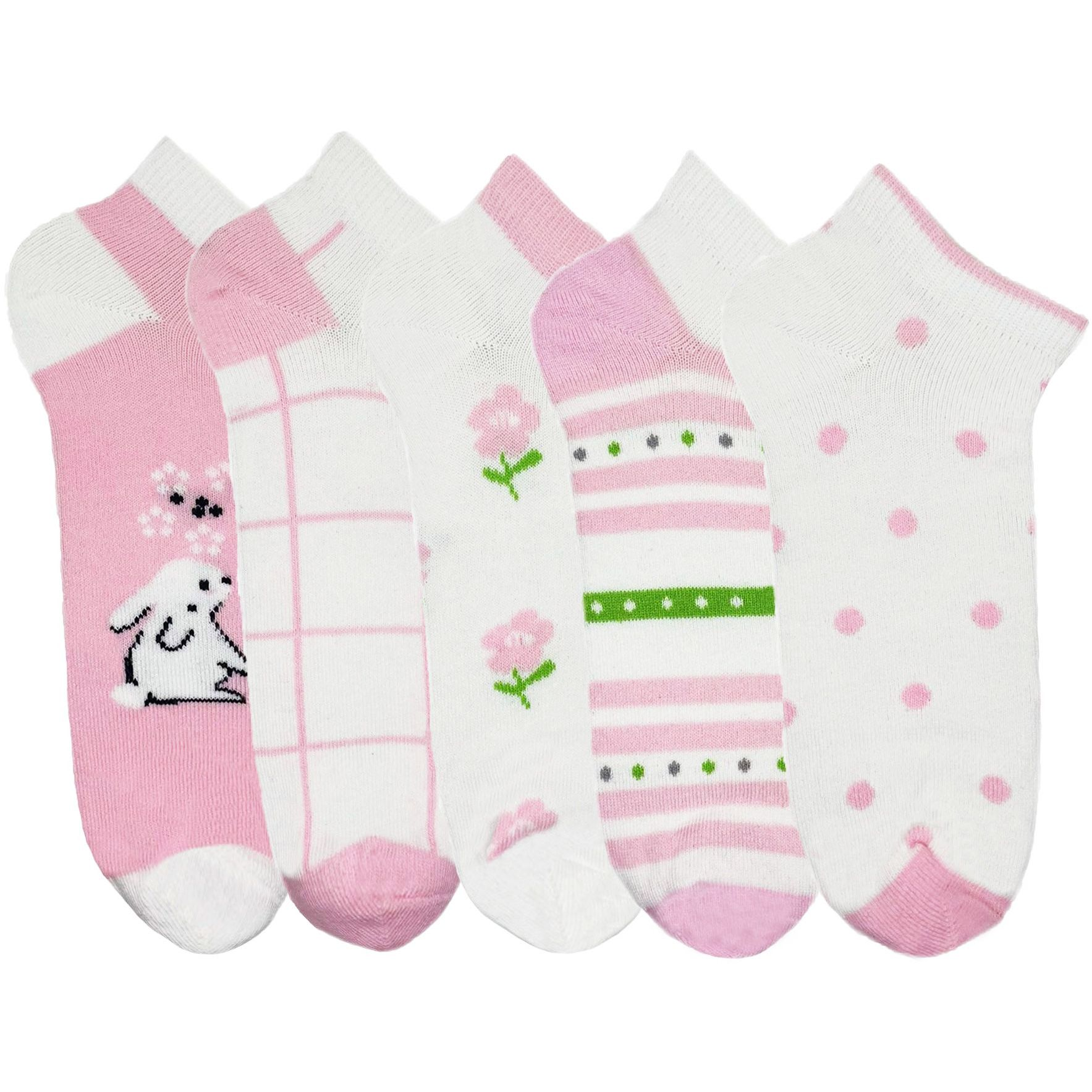 Набор носков Для девочек Premier Socks 22-24 5 пар розовые с принтом (4820163319728) фото 1