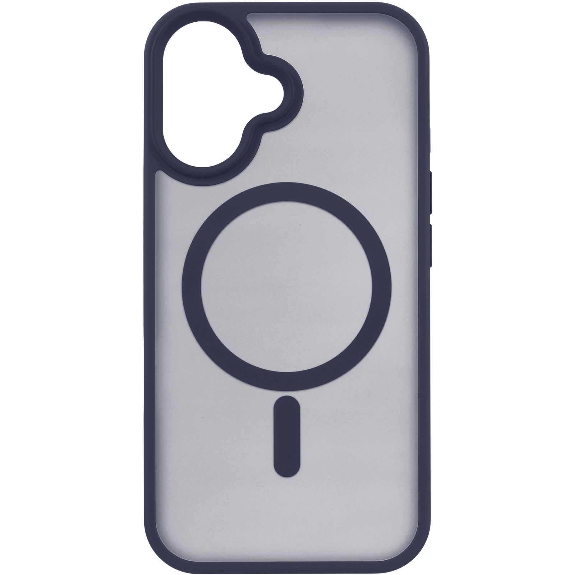 Чохол 2Е Basic для Apple iPhone 16 Soft Touch MagSafe Cover Dark Blue (2E-IPH-16-OCLS-DL)фото1