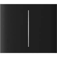 Кнопка центральна для двоклавішного вертикального вимикача Ajax LightSwitch, бездротова, чорний (000046473)