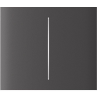 Кнопка центральна для двоклавішного вертикального вимикача Ajax LightSwitch, сірий (000046478)