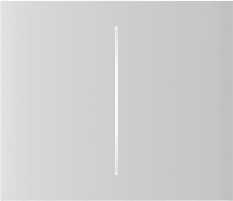 Кнопка центральна для двоклавішного вертикального вимикача Ajax LightSwitch, бездротовий, білий (000046483)фото
