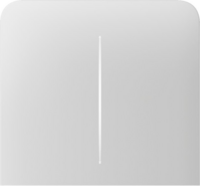 Кнопка бокова для двоклавішного вертикального вимикача Ajax LightSwitch, бездротовий, білий (000046494)