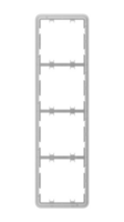 Рамка для выключателя на 4 секции Ajax Frame 4 seats for LightSwitch Vertical (000046133)