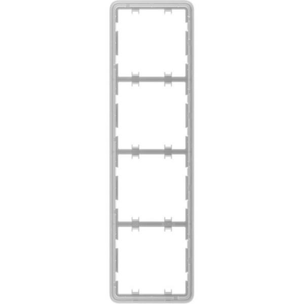 Рамка для выключателя на 4 секции Ajax Frame 4 seats for LightSwitch Vertical (000046133)