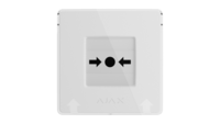 Бездротова настінна кнопка пожежної тривоги Ajax Manual, білий (000044796)