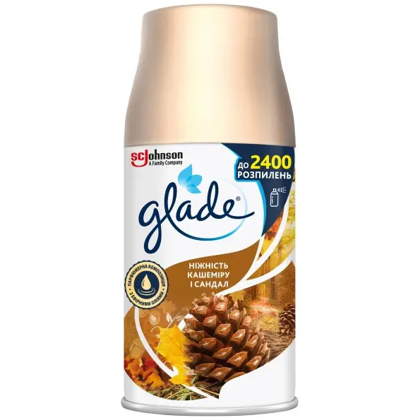 

Освежитель воздуха Glade Cashmere Woods сменный баллон 269мл