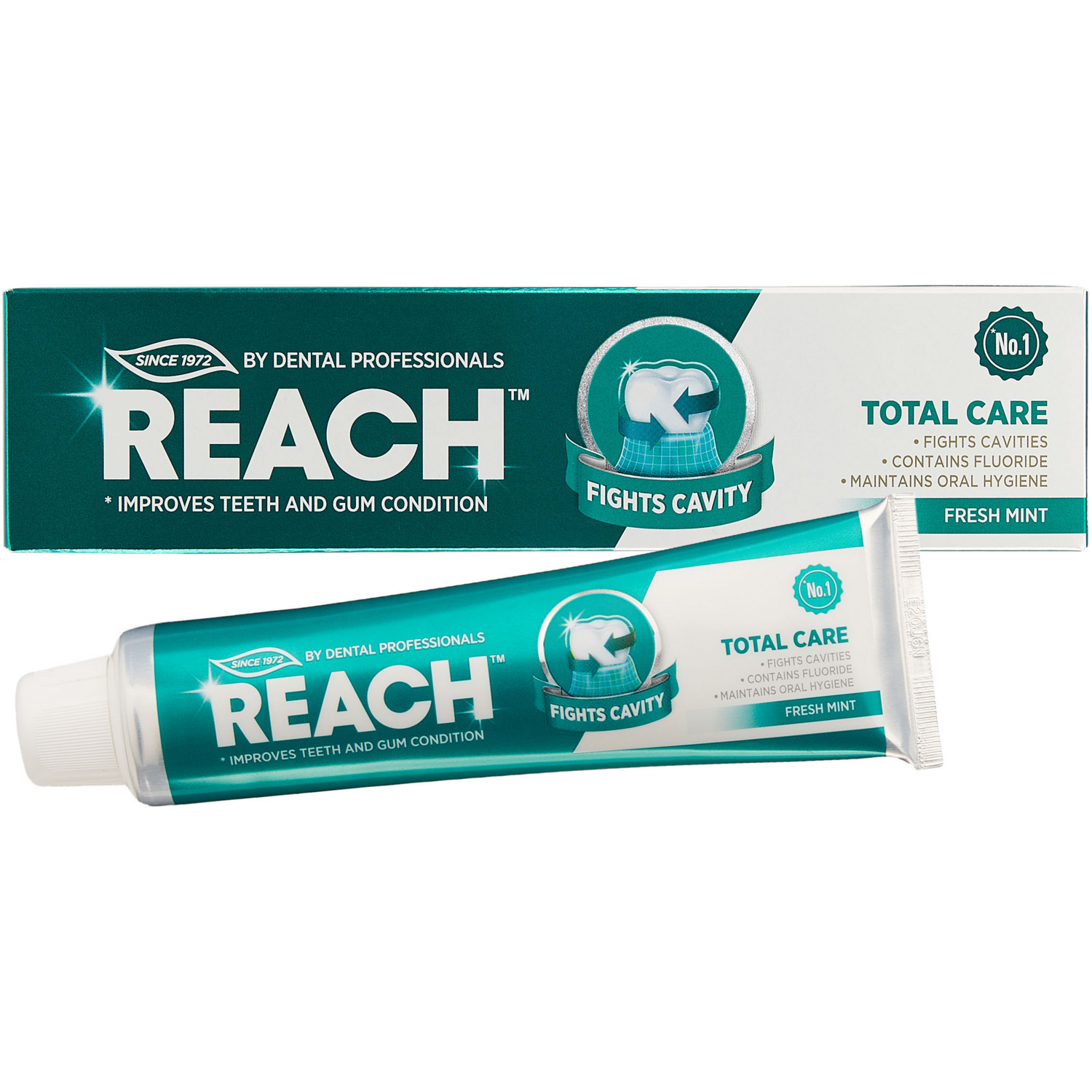 Зубная паста Reach Total Care Fresh Mint Свежая мята 150г фото 