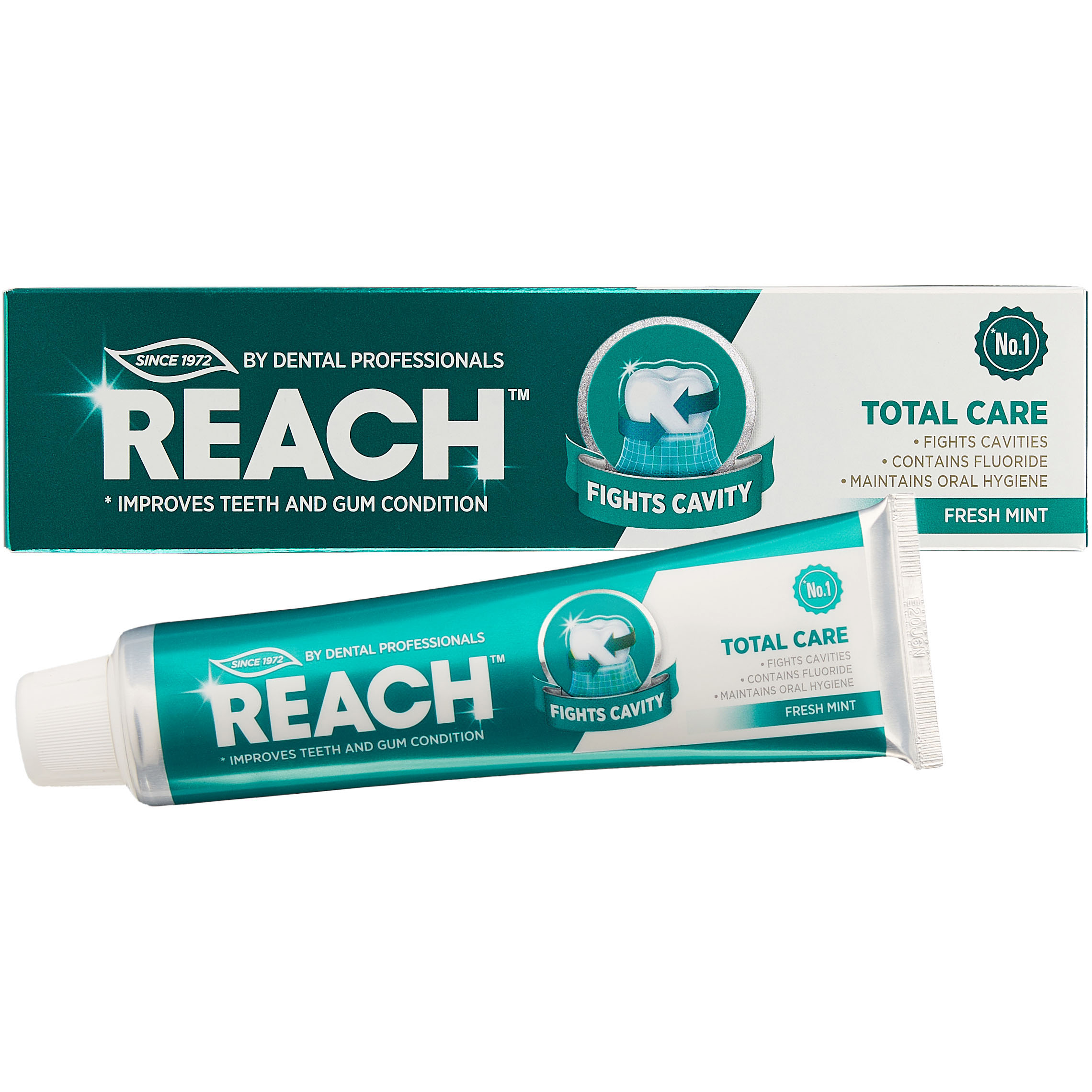 Зубная паста Reach Total Care Fresh Mint Свежая мята 150г фото 1