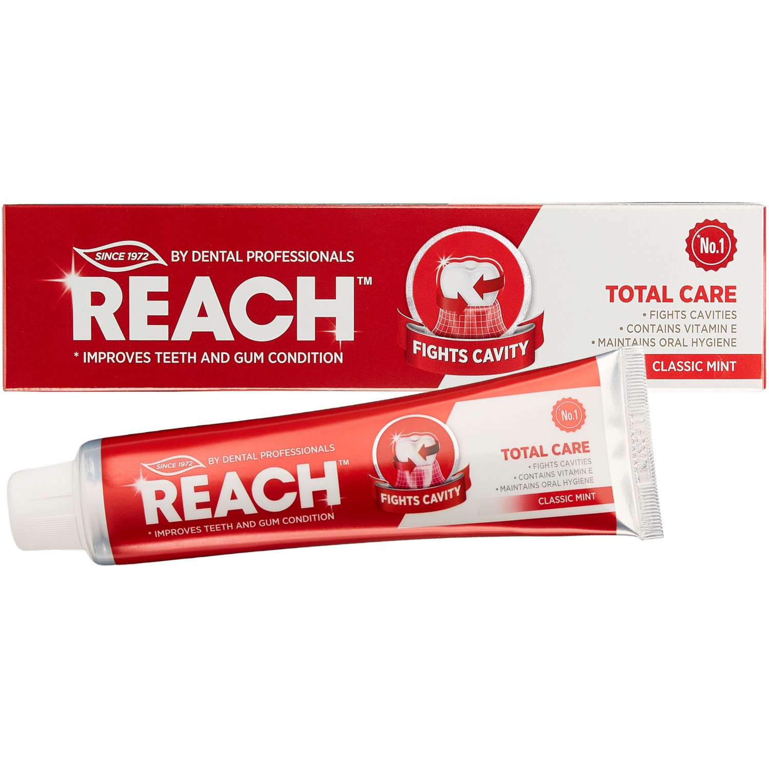 Зубна паста Reach Total Care Classic Mint Класична м&#039;ята 150гфото