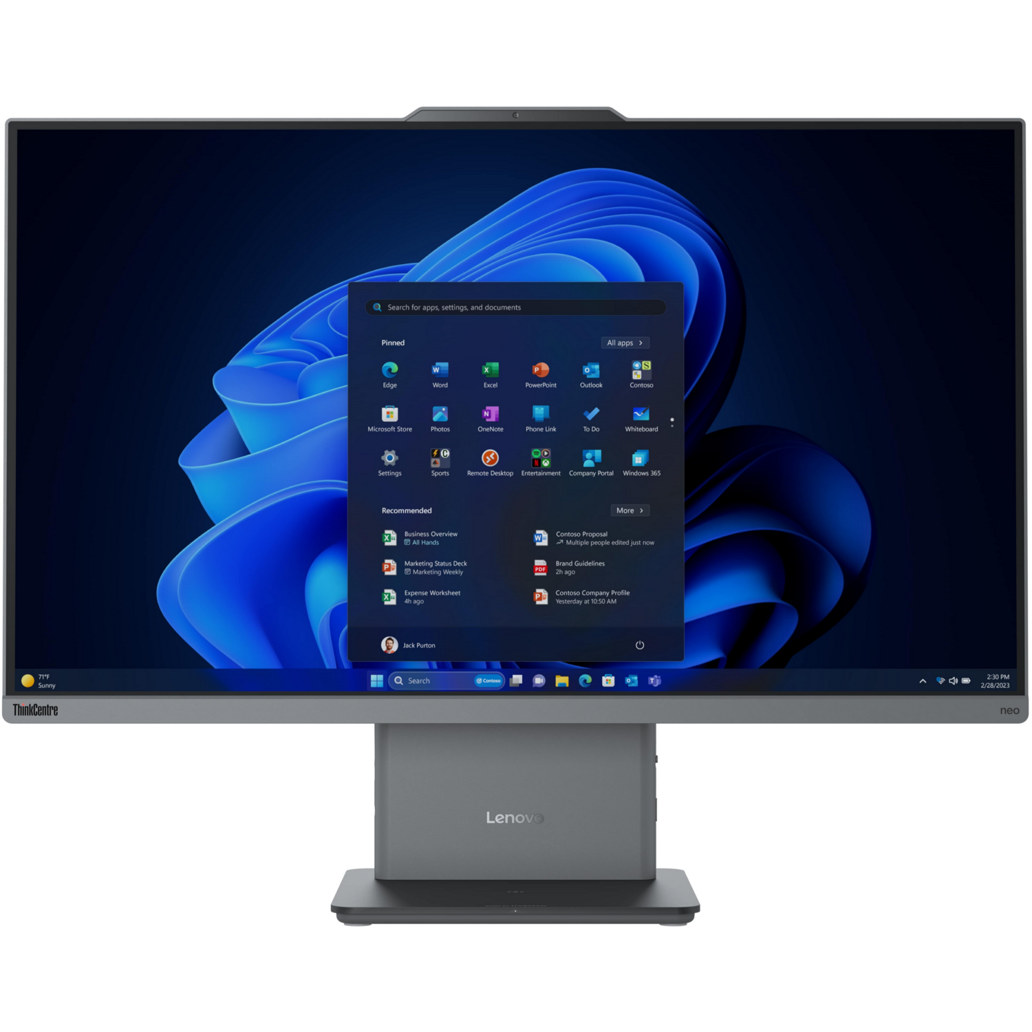 Моноблок 27&quot; LENOVO ThinkCentre AIO neo 50a 27 G5 (12SA000BUI)фото