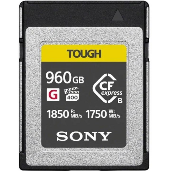 Акція на Карта памяти Sony CFexpress Type B 960GB R1850/W1750MB/s Tough (CEBG960T.CE7) від MOYO