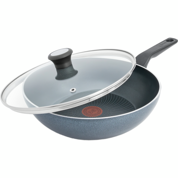 Акція на Сковорода ВОК з кришкою Tefal Generous Cook, 28см, черный (C2771953_SET) від MOYO