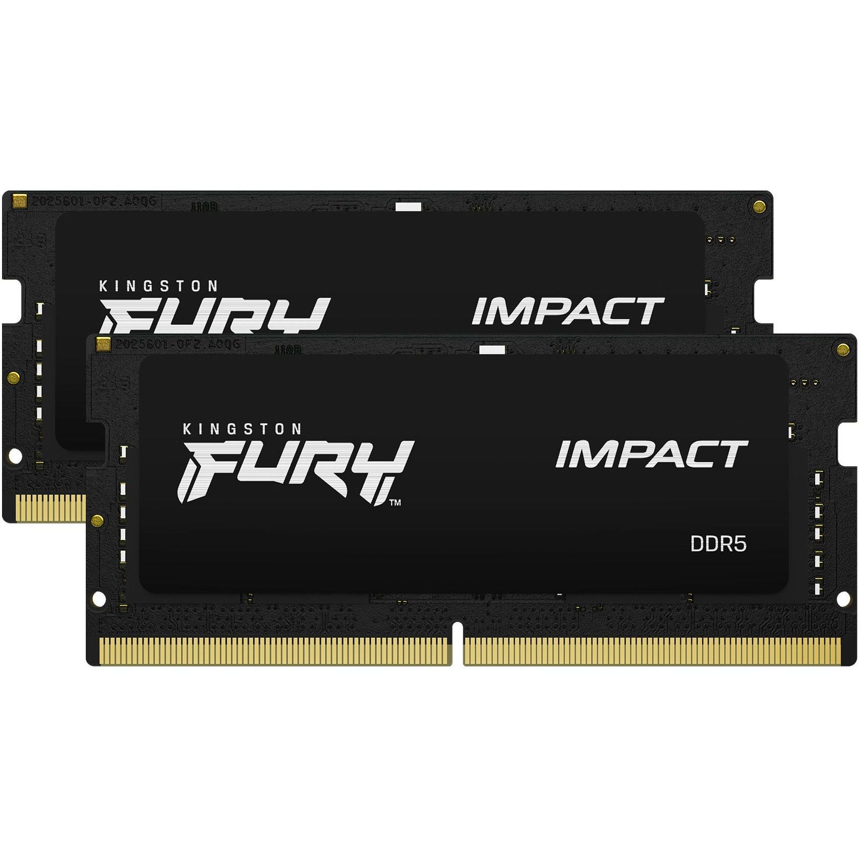 Пристрій для ноутбука Kingston DDR5 32GB KIT (16GBx2) 4800 FURY Impactфото1