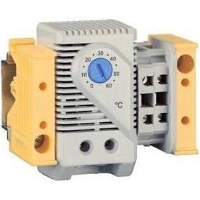 Термостат ZPAS 220V, AC, 6А, замыкающий, на DIN рейке, для вентилятора (W-0201-02-00-000-A) фото 1