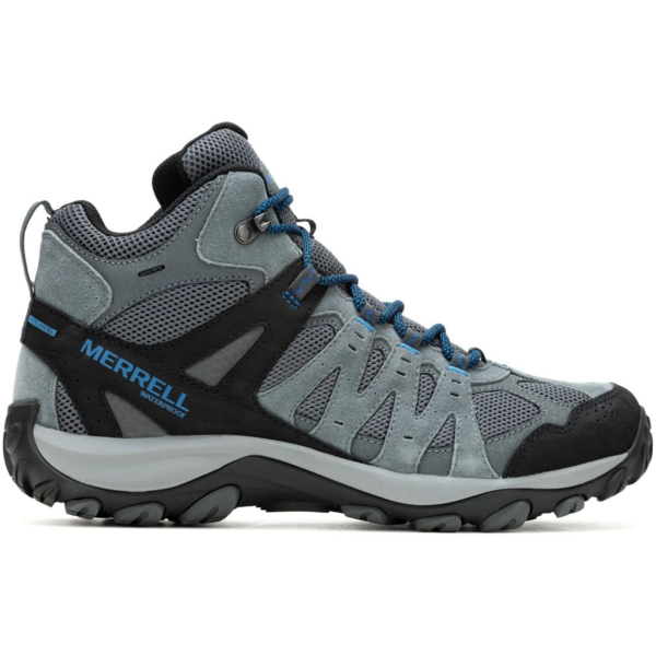 

Ботинки мужские Merrell Accentor 3 Mid WP Rock/Blue 43.5 серый/синий