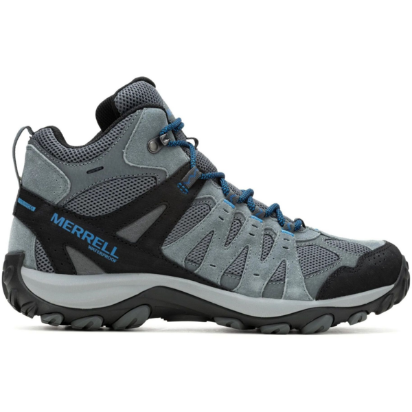 Ботинки мужские Merrell Accentor 3 Mid WP Rock/Blue 44 серый/синий