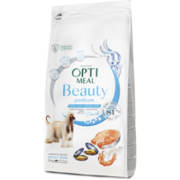 Сухий корм Optimeal Beauty Podium для дорослих собак усіх порід з морепродуктами 10кг (B1732801)