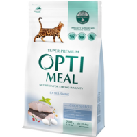 Сухой корм Optimeal для взрослых кошек с треской 700г (B1811301)
