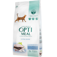 Сухой корм Optimeal для взрослых кошек с треской 10кг (B1831301)