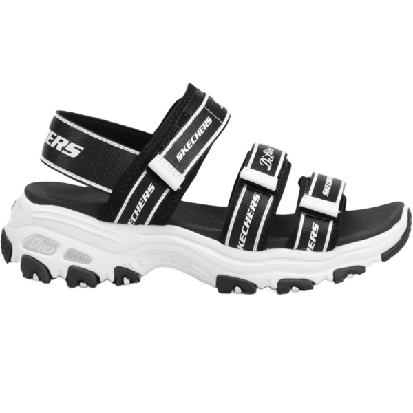 

Сандали для девочек Skechers D'Lites 664167L BLK 32 (1 US) черно-белые