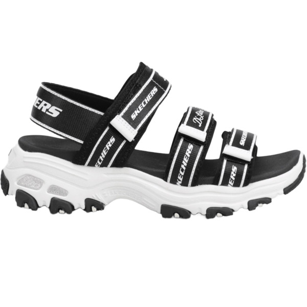 

Сандали для девочек Skechers D'Lites 664167L BLK 27.5 (11 US) черно-белые
