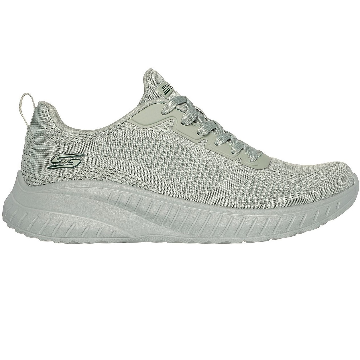 Кроссовки женские Skechers Bobs Sport Squad Chaos - Face Off 117209 SAGE 38 (8 US) серые фото 1
